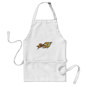 Street Fighter IV Logo Adult Apron