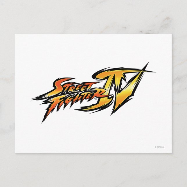 Street Fighter IV Logo Postcard (Front)