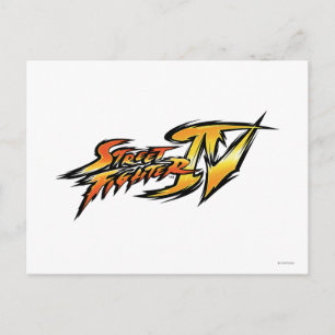 Street Fighter IV Logo Postcard