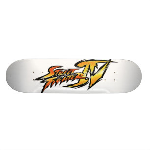 Street Fighter IV Logo Skateboard