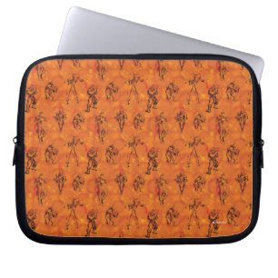 Street Fighter IV Orange Pattern Laptop Sleeve