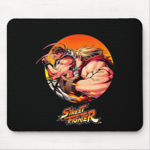 Street fighter ryu vs ken japanese graphic artStre Mouse Pad