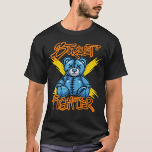 Street Fighter Teddy Bear Streetwear T-Shirt