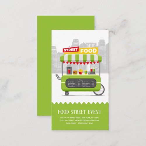 Street food business card