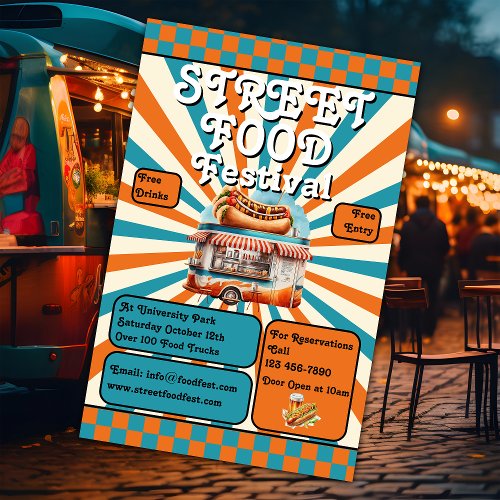 Street Food Festival Promotional Flyer