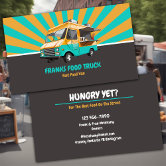 Hot Dog Food Truck Business Card