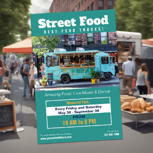 Street Food   Food Truck Flyer