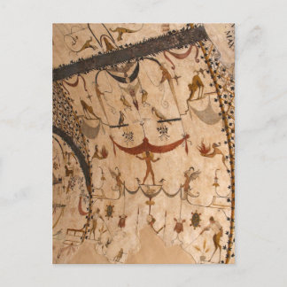 Street Frescos of Assisi Italy Postcard