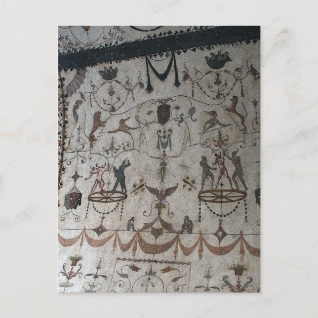 Street Frescos of Assisi Postcard (Front)