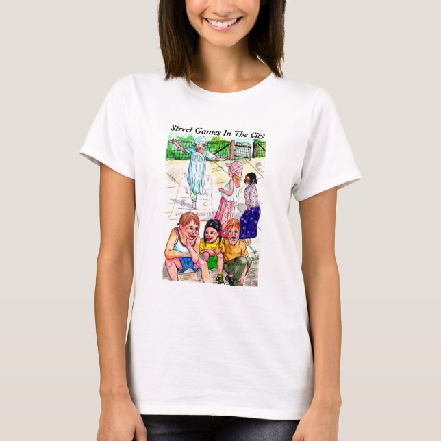 Street Games In The City - Hop Scotch T-Shirt (Front)