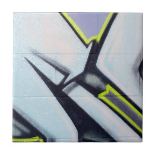 Street Graffiti Arrows Tile