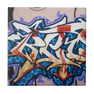 Street Graffiti Art Ceramic Tile