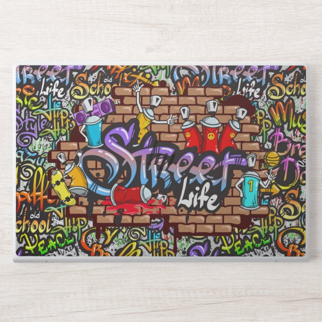 Street Graffiti  HP Laptop Skin (Front)