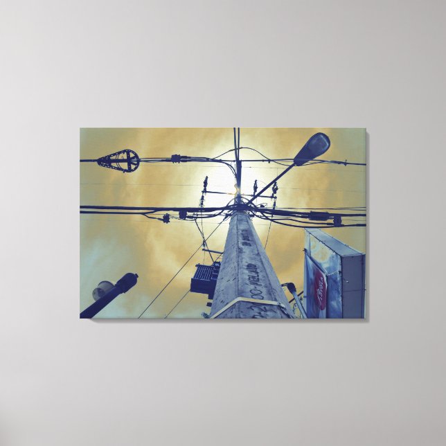 "Street Halo" Canvas Print (Front)