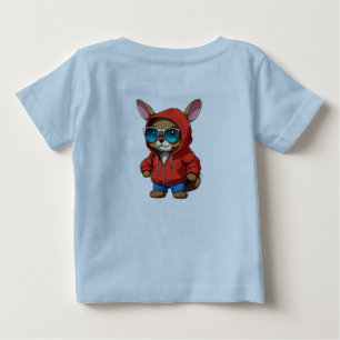Street Hopper: Urban Bunny Vibes ,T-Shirt Baby T-Shirt