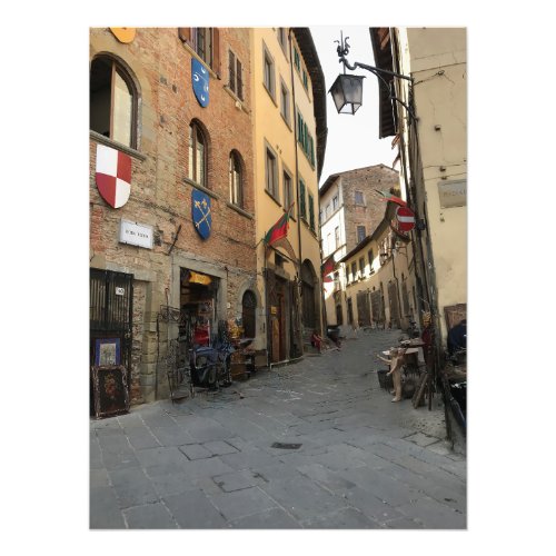 Street in Arezzo Italy Photo Print