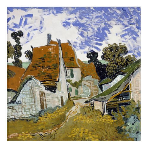 Street in Auvers_sur_Oise by Vincent van Gogh   Acrylic Print