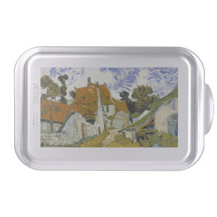 Street in Auvers-sur-Oise Vincent van Gogh Cake Pan