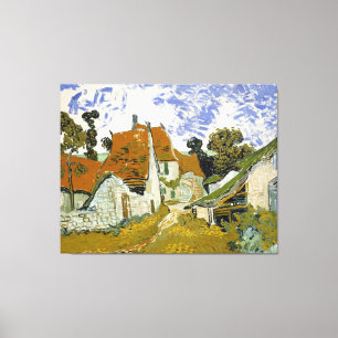 Street in Auvers-sur-Oise Vincent van Gogh Canvas Print