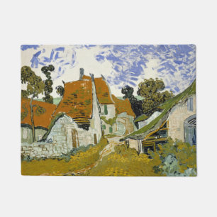 Street in Auvers-sur-Oise Vincent  van Gogh     Doormat