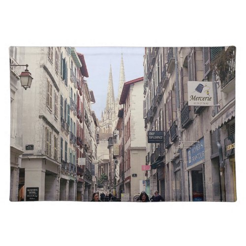 Street in Bayonne Cloth Placemat