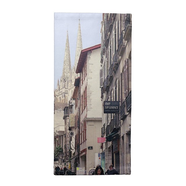 Street in Bayonne Napkin (Half Fold)
