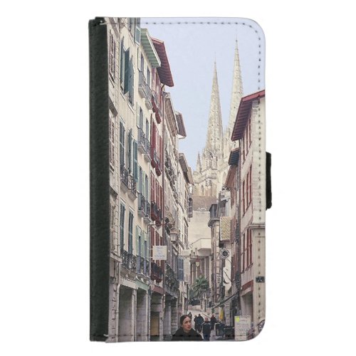 Street in Bayonne Wallet Phone Case For Samsung Galaxy S5