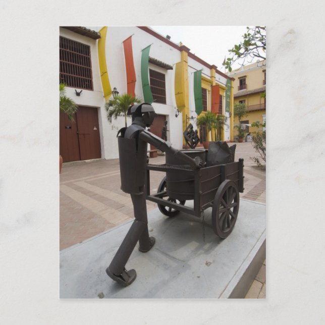 Street in Cartagena, Colombia Postcard (Front)