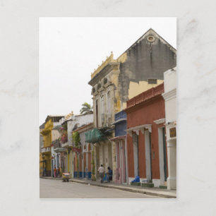 Street in Cartagena Postcard