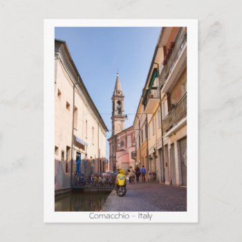 Street In Comacchio Postcard by igabriela at Zazzle