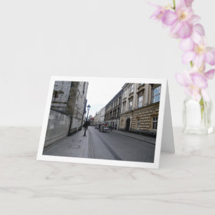 Street in Kraków, Poland Card