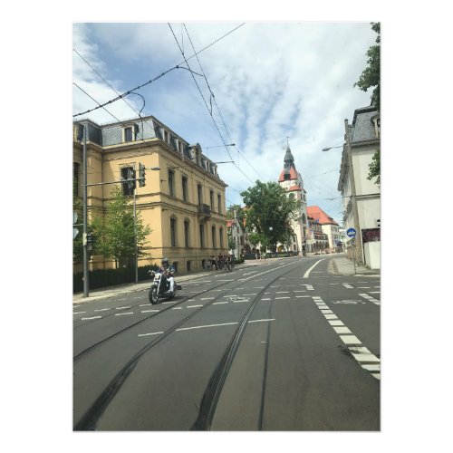 Street in Leipzig Germany Photo Print