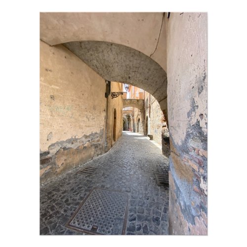 Street in Orvieto Italy Photo Print