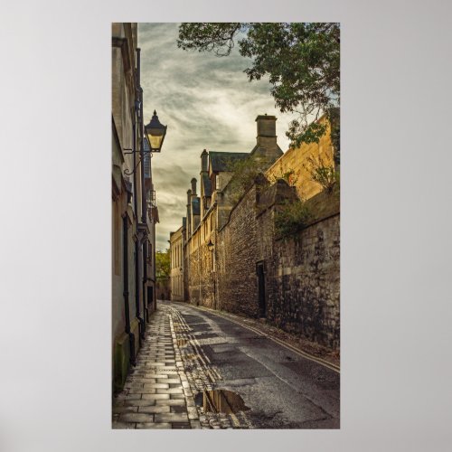 Street in Oxford England Poster