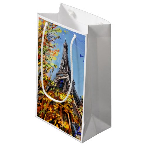 Street In Paris _ Illustration Small Gift Bag