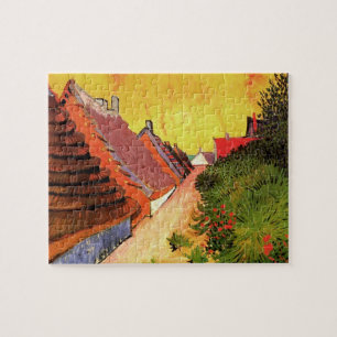 Street in Saintes Maries by Vincent van Gogh Jigsaw Puzzle
