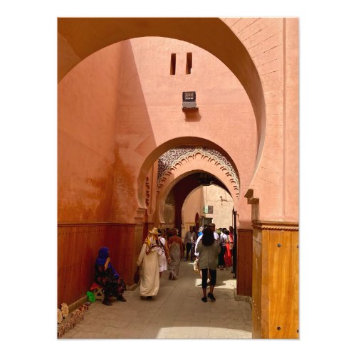Street in the Medina _ Marrakech Morocco Photo Print