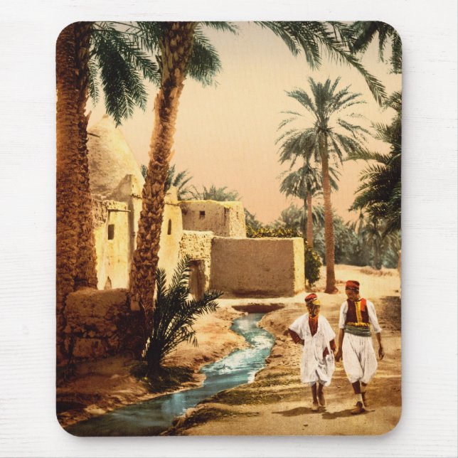 Street in the old town, Biskra, Algeria Mouse Pad (Front)