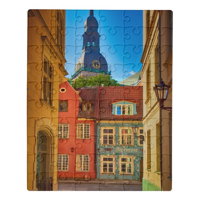 Street in the Old Town | Estonia Jigsaw Puzzle (Puzzle Vertical)