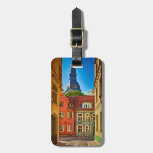 Street in the Old Town  Estonia Luggage Tag