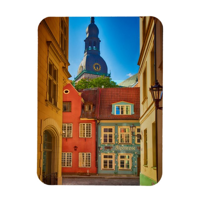 Street in the Old Town | Estonia Magnet (Vertical)