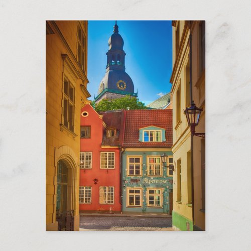 Street in the Old Town  Estonia Postcard