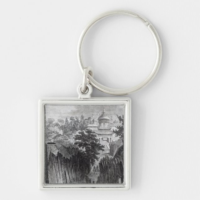 Street in Urga Keychain (Front)