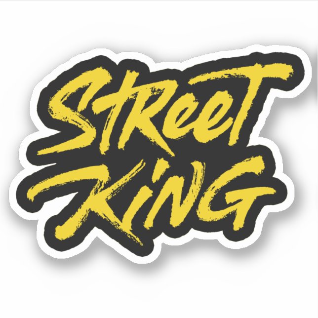 Street King Sticker (Front)