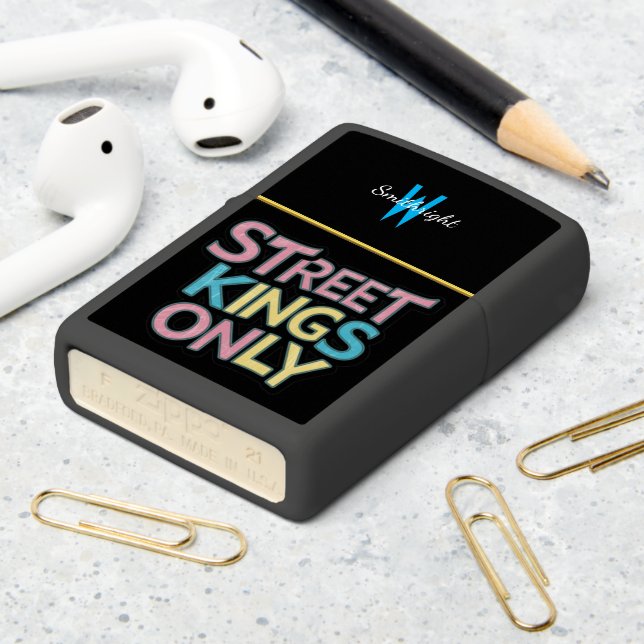 Street Kings Only Zippo Lighter (On Table 2)