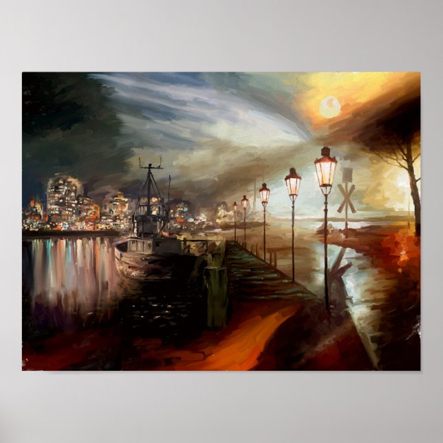 Street Lamp Hallucination Poster (Front)