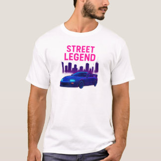 Street Legend – Neon Sports Car Shirt