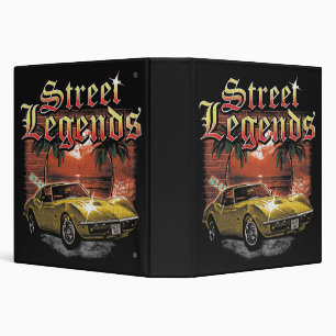 Street Legends - Urban Streetwear Design 3 Ring Binder