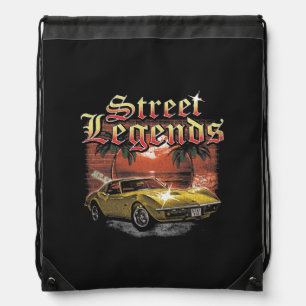 Street Legends - Urban Streetwear Design Drawstring Bag