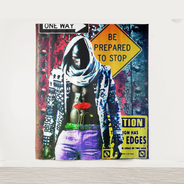 Street Life  Tapestry (Front)